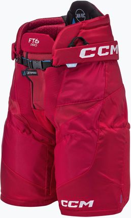 Spodnie Hokejowe Męskie Ccm Jetspeed Ft6 Pro Sr Red