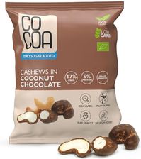 Cocoa Orzechy Nerkowca W Czekoladzie Kokosowej Bez Dodatku Cukru Bio 70g