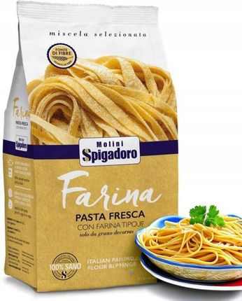 Spigadoro Mąka Włoska Na Makaron Pszenna 1kg  - zdjęcie 6