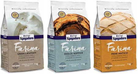 Spigadoro Mąka Włoska Na Makaron Pszenna 1kg  - zdjęcie 5