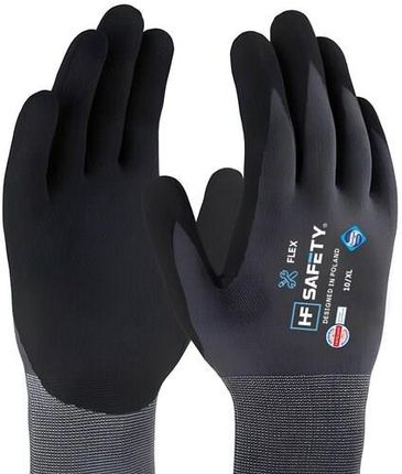 Extralink Rękawice robocze HF Flex szaro-czarny 7/S - Ceny i