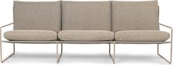 Zdjęcie Ferm Living Sofa Ogrodowa Desert Sand Potrójna Z Beżową Ramą - Września