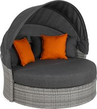 Zdjęcie Home & Garden Sofa Ogrodowa Z Baldachimem Sydney Light Grey Melange - Trzebinia