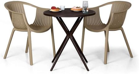 Stół Plastikowy Okrągły Coffee Time - zdjęcie 2