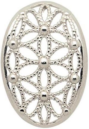 Polcarat Design Srebrny rodowany wisiorek W 1890 - zdjęcie 2
