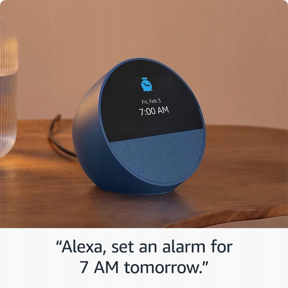 Amazon Echo Spot ブルー amazon 『新品』Amazon(アマゾン)Echo Spot (エコースポット