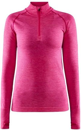 Koszulka damska Craft  Core Dry Active Comfort Zip Pink L