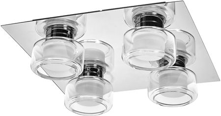 Ledvance Lampa Ścienna I Sufitowa Orbis Flame Z Led, Chrom, 22W, 1400Lm, 3000/4000K, Temperatura Barwowa Regulowana Za Pomocą Przełącznika Ściennego (