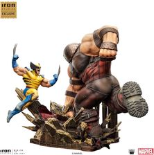 Zdjęcie Iron Studios Marvel BDS Art Scale Statue 1/10 Wolverine vs Juggernaut heo EU Exclusive 30cm - Warszawa
