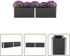 Podwyższone Donica Ogrodowa Living Store 250x50x54cm Wpc Szare