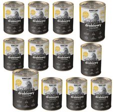 Uniszki Unismak Drobiowy Z Marchewką Karma Mokra Dla Psa 12X410G