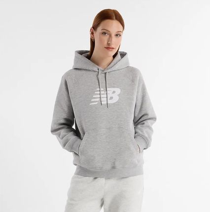 New Balance Bluza Damska Fleece Hoodie Athletic Grey