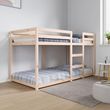 vidaXL Łóżko Piętrowe 90X190Cm Lite Drewno Sosnowe 3206507