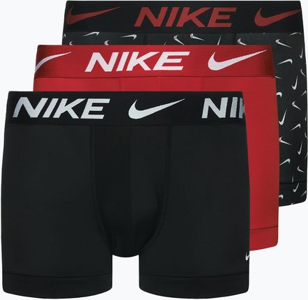 Bokserki męskie Nike Dri-Fit Essential 3 pary swoosh life print/uni red/black | WYSYŁKA W 24H | 30 DNI NA ZWROT Zima 2024