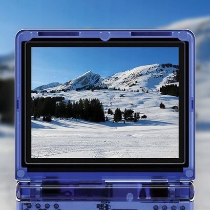 Anbernic RG35XXSP niebieski transparentny/translucent blue - zdjęcie 2
