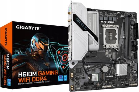 Gigabyte H610M Gaming Wf DDR4 płyta główna Intel H610 Express Lga 1700 micr (H610MGAMINGWFDDR4)