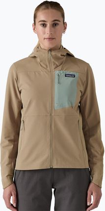 Patagonia Kurtka Softshell Damska R1 Crossstrata Hoody Seabird Grey