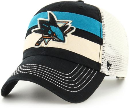 Męska Czapka Z Daszkiem 47 Brand Nhl San Jose Sharks Clubhouse Boon ’47 Clean Up