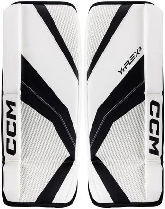 Parkany Bramkarskie Ccm Ytflex 3 White/White/Black/Black Youth 20 Cali