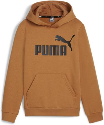 Bluza z kapturem chłopięca Puma ESS BIG LOGO FL brązowa 58696520