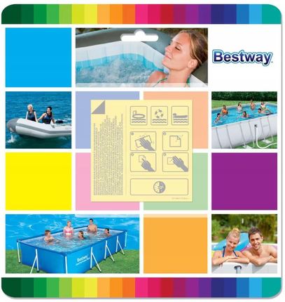 Bestway Łatki Na Mokro Do Basenu Materacu 10Szt 35674