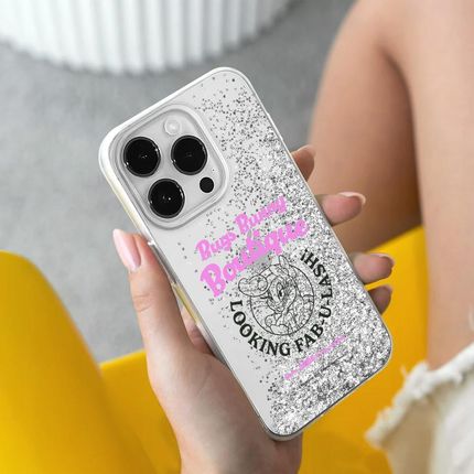 Ert Group Etui Do Apple Iphone 13 Mini Lola 011 Looney Tunes Płynny Brokat Srebrny - zdjęcie 4