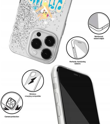 Ert Group Etui Do Apple Iphone 13 Mini Lola 005 Looney Tunes Płynny Brokat Srebrny - zdjęcie 3