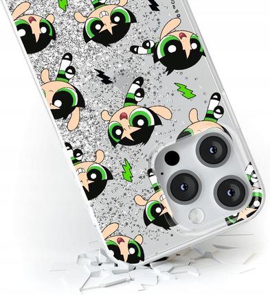 Ert Group Etui Do Apple Iphone 13 Mini Atomówki 009 Płynny Brokat Srebrny - zdjęcie 5
