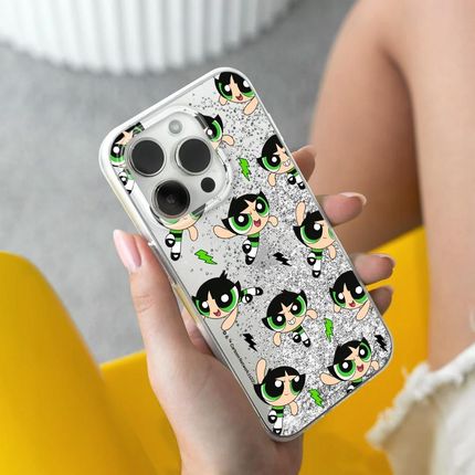 Ert Group Etui Do Apple Iphone 13 Mini Atomówki 009 Płynny Brokat Srebrny - zdjęcie 3