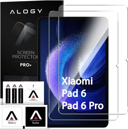 Alogy 2x Szkło hartowane do Xiaomi Pad 6 / 6 Pro 11" 2023 ochronne szkiełko na tablet ekran 9H Pro+