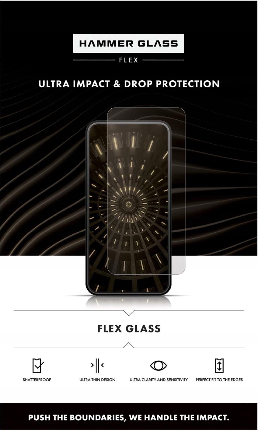 Szkło Hybrydowe Flex Hammer Glass do Samsung S21 Plus 5G powłoka ...