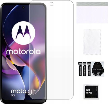 Martech Szkło hybrydowe do Motorola Moto G54 ochrona na ekran mocne trwałe szybka