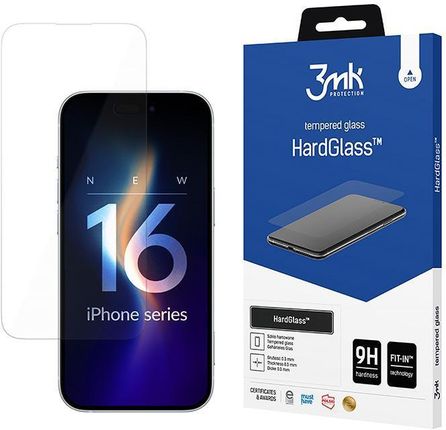 3Mk iPHONE 16 Plus Szkło hartowane HardGlass