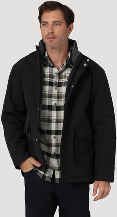 Wrangler Stowable Hood Parka Black W4P2ED100 Xs