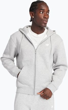 Bluza męska New Balance Core Brushed Full Zip athletic grey | WYSYŁKA W 24H | 30 DNI NA ZWROT Zima 2024