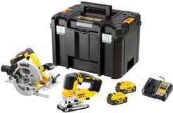 DeWalt DCK2012P2T-QW akumulatorowy 2-narzędziowy zestaw Combo (DCS570 + DCS334) 18V 2x5,0Ah XR Li-Ion w walizce TSTAK