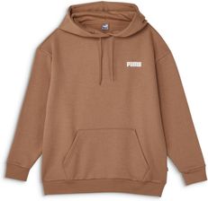 Zdjęcie Bluza z kapturem damska Puma ESS RELAXED FL brązowa 67715846 - Trzebinia