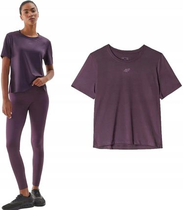 Koszulka damska sportowa oversize 4F t-shirt na siłownie XL