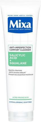 Mixa Salicylic Acid + Squalane Anti-Imperfection Comfort Cleanser Żel Oczyszczający Przeciw Niedoskonałościom 150ml