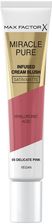 Max Factor Miracle Pure Infused Cream Blush Nawilżający Róż Do Policzków 15ml Odcień 05 Delicate Pink