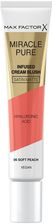 Max Factor Miracle Pure Infused Cream Blush Nawilżający Róż Do Policzków 15ml Odcień 06 Soft Peach