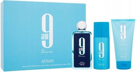Afnan 9Am Dive Edp 100 Ml Żel Pod Prysznic 150 Ml Dezodorant