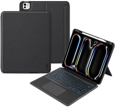 Tech-Protect SmartCase Pen Magnetic + Keyboard Do iPad Pro 13" Black