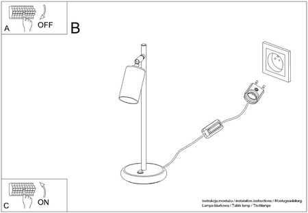 Lampa biurkowa WINX czarny/miedź - zdjęcie 4