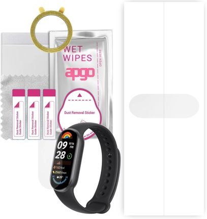 Apgo 1X Folia Hydrożelowa Ochronna Do Xiaomi Mi Band 9 - Smartwatch Hydrogel Protection Ochrona Na Ekran Smartwatcha