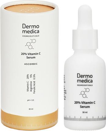 Dermomedica 20% Vitamin C Serum Aktywne Serum Z 20% Witaminą C I Kwasem Ferulowym 30Ml - zdjęcie 2
