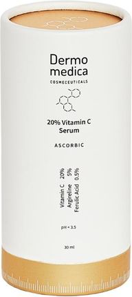 Dermomedica 20% Vitamin C Serum Aktywne Serum Z 20% Witaminą C I Kwasem Ferulowym 30Ml - zdjęcie 3