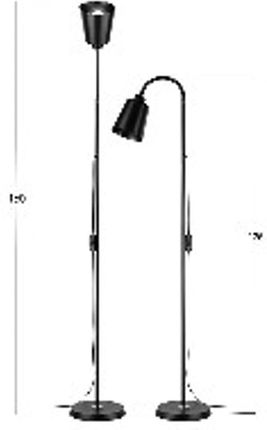 Tracer Lampa Podłogowa Lucia Czarny (Traosw47347) - zdjęcie 2