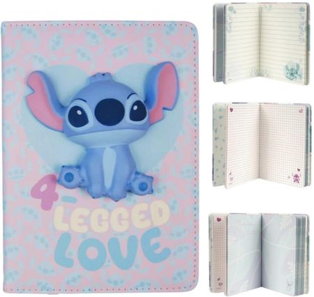 Coolpack Disney Squishy Stitch 4Legged Love Notes Notatnik Zeszycik Pamiętnik B6