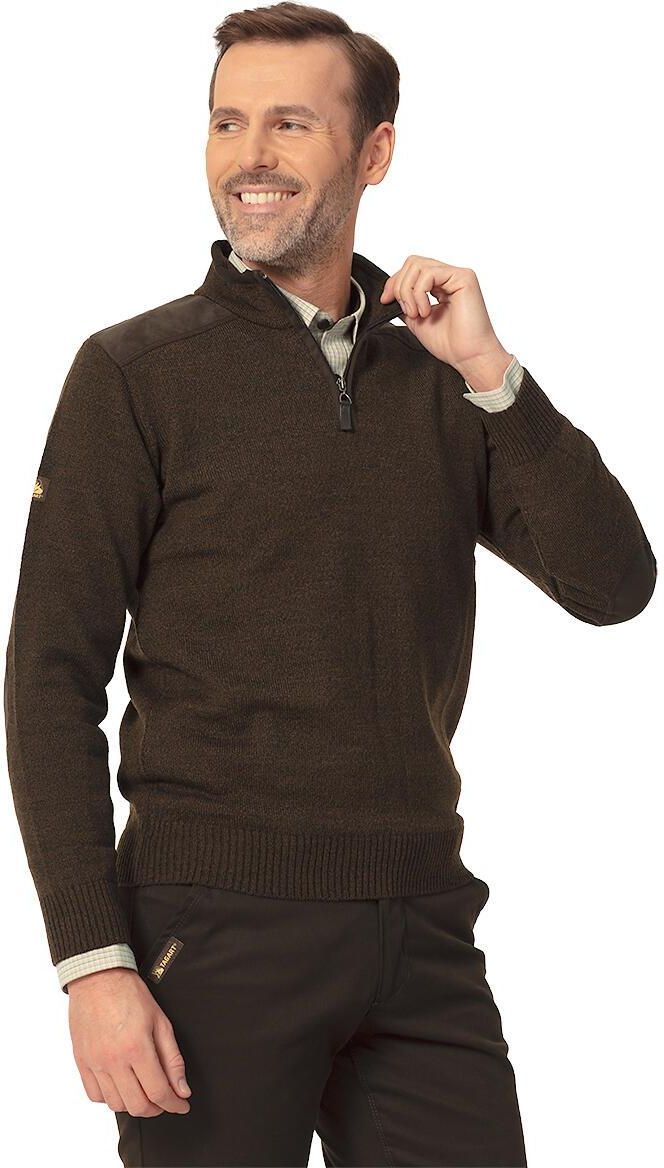 Zdjęcie Sweter myśliwski męski Thorn 2 ze stójką z wełny | Letnia wyprzedaż do -50% na wybrane produkty! - Głuszyca